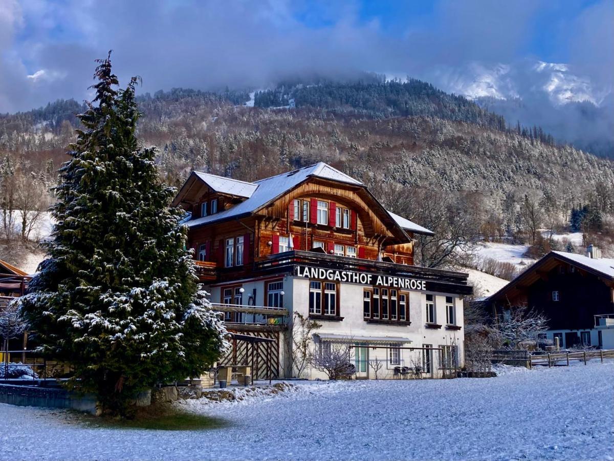 Hotel Alpenrose Beim Ballenberg Hofstetten bei Brienz Exteriér fotografie